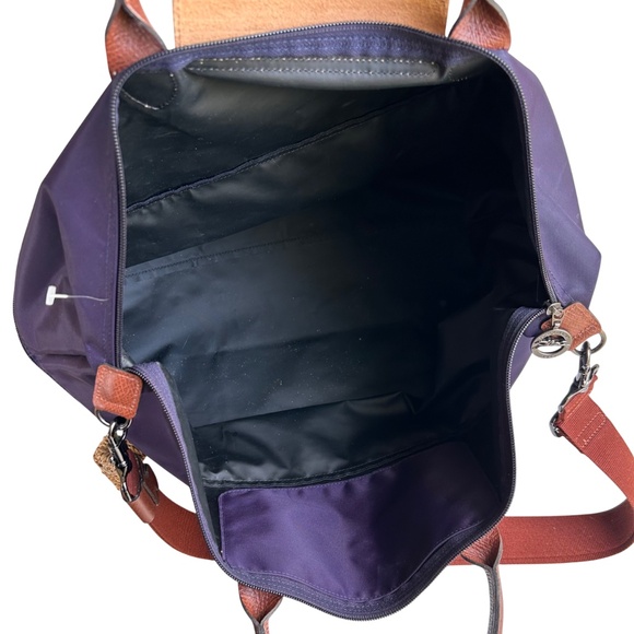 Longchamp Le Pliage Expandable Travel Nylon Crossbody Unisex Weekender Bag - Picture 9 of 12